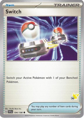Switch - Pikachu 36, Battle Academy 2024
