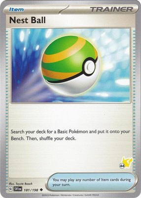 Nest Ball - Pikachu 44, Battle Academy 2024