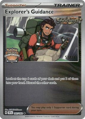 Explorer's Guidance (Regional Championships) [Staff], League & Championship Cards
