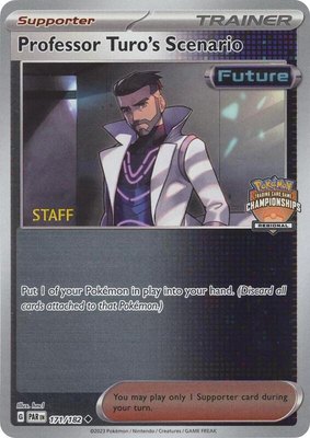 Professor Turo's Scenario (Regional Championships) [Staff], League & Championship Cards