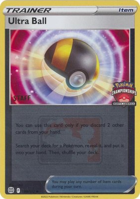 Ultra Ball (North America Championships) [Staff], League & Championship Cards