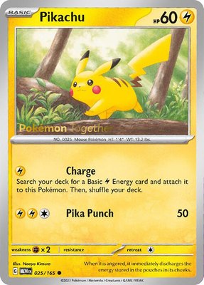 Pikachu (Pokemon Together), Miscellaneous Cards & Products