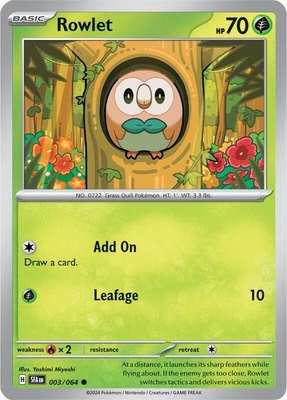 Rowlet, Shrouded Fable