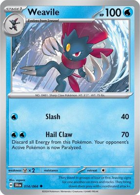 Weavile, Shrouded Fable