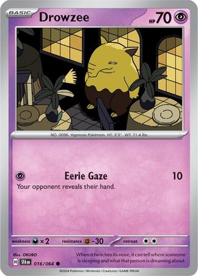Drowzee, Shrouded Fable