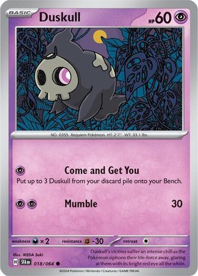 Duskull, Shrouded Fable