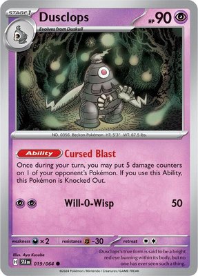Dusclops, Shrouded Fable
