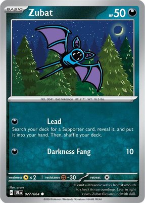 Zubat, Shrouded Fable