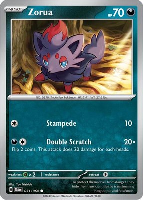 Zorua, Shrouded Fable