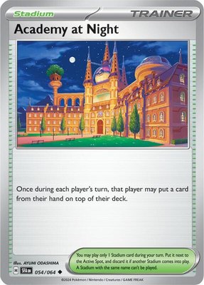Academy at Night, Shrouded Fable