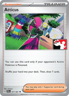 Atticus, Prize Pack Series Cards