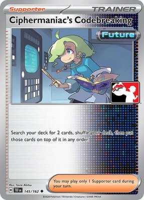 Ciphermaniac's Codebreaking, Prize Pack Series Cards
