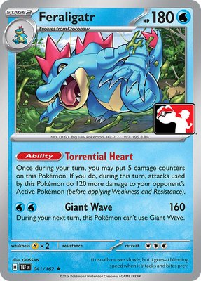 Feraligatr, Prize Pack Series Cards
