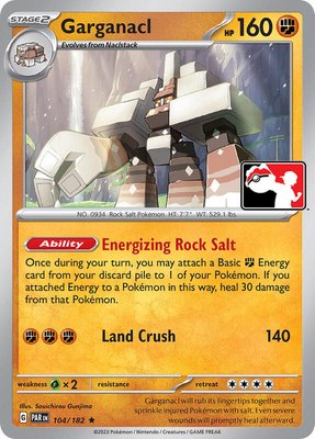 Garganacl, Prize Pack Series Cards