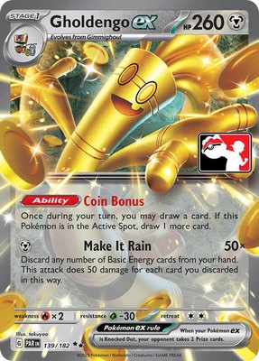 Gholdengo ex, Prize Pack Series Cards