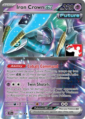 Iron Crown ex, Prize Pack Series Cards