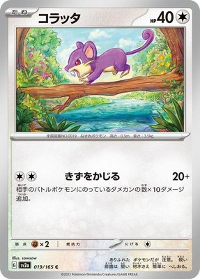 Rattata, Pokemon Card 151