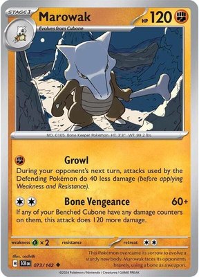 Marowak, Stellar Crown