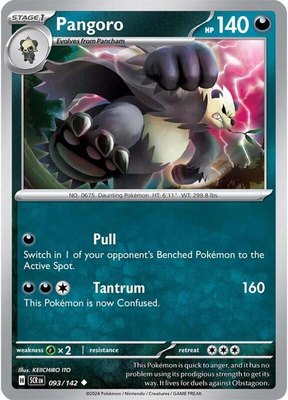 Pangoro, Stellar Crown