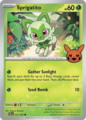 Sprigatito, Trick or Trade BOOster Bundle 2024