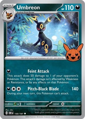 Umbreon, Trick or Trade BOOster Bundle 2024