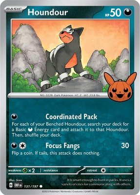 Houndour, Trick or Trade BOOster Bundle 2024