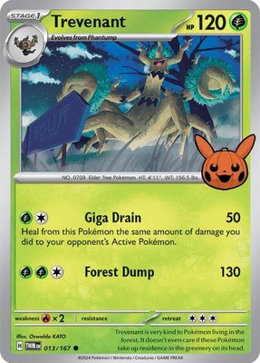 Trevenant, Trick or Trade BOOster Bundle 2024