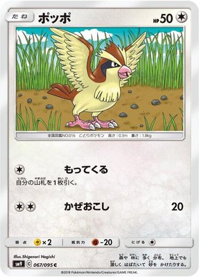 Pidgey, Tag Bolt