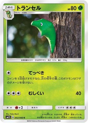 Metapod, Collection Sun