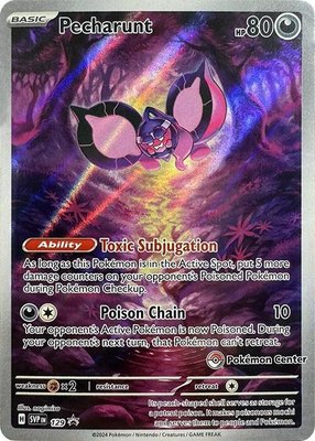 Pecharunt (Pokemon Center Exclusive), Scarlet & Violet Promo Cards