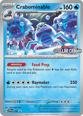 Crabominable (Prerelease), Scarlet & Violet Promo Cards