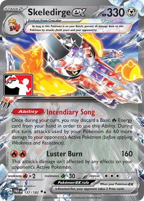 Skeledirge ex, Prize Pack Series Cards