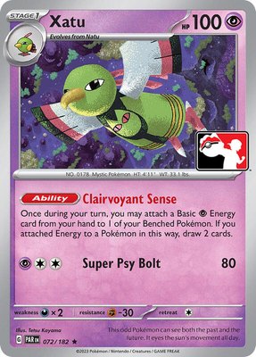 Xatu, Prize Pack Series Cards