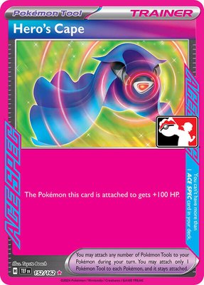 Hero's Cape, Prize Pack Series Cards