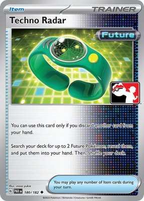 Techno Radar, Prize Pack Series Cards