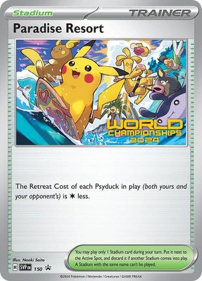 Paradise Resort (World Championships 2024), Scarlet & Violet Promo Cards