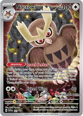 Noctowl (Pokemon Center Exclusive), Scarlet & Violet Promo Cards