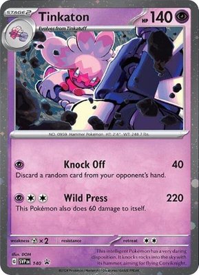 Tinkaton (Cosmo Holo), Scarlet & Violet Promo Cards