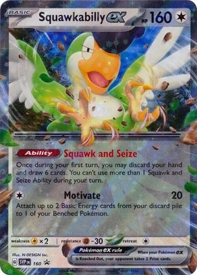 Squawkabilly ex, Scarlet & Violet Promo Cards