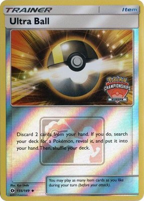 Ultra Ball (Europe Championships), League & Championship Cards