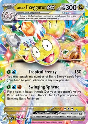 Alolan Exeggutor ex, Surging Sparks