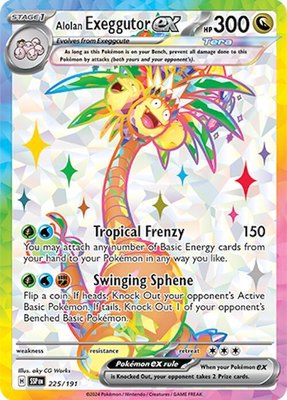 Alolan Exeggutor ex, Surging Sparks