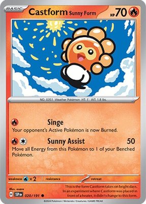 Castform Sunny Form, Surging Sparks