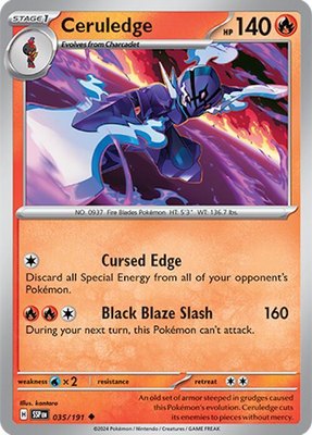 Ceruledge, Surging Sparks