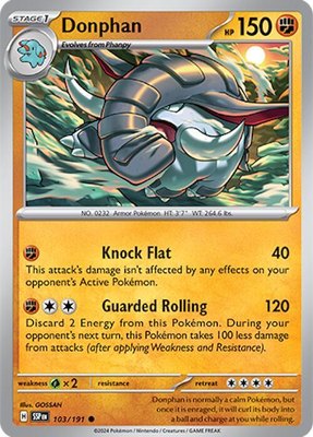 Donphan, Surging Sparks