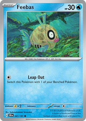 Feebas, Surging Sparks