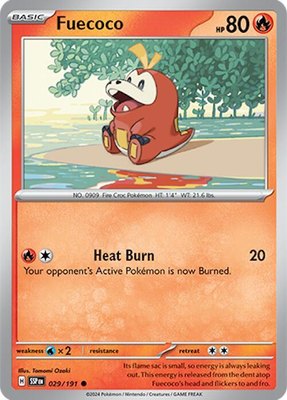 Fuecoco, Surging Sparks