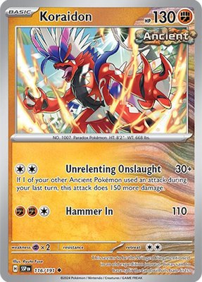 Koraidon, Surging Sparks