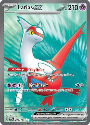 Latias ex, Surging Sparks