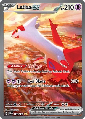 Latias ex, Surging Sparks